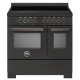 Электрическая кухонная плита Bertazzoni PRO95I2ECAT2 карбонио
