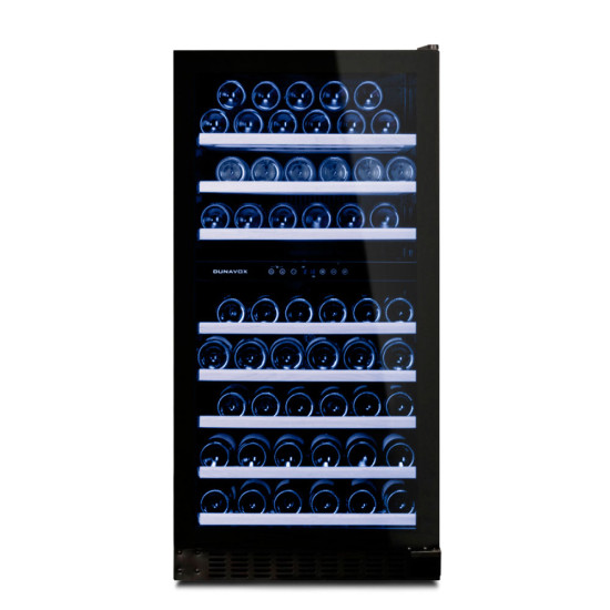 Полувстраиваемый винный шкаф Dunavox DX-94.270DBK
