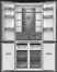 Полувстраиваемый холодильник Delonghi DMXS 19INF NB Simone