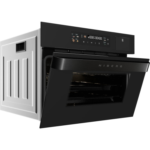 Электрический духовой шкаф с функцией пароварки Hiberg S-VMF 5515 B SMART