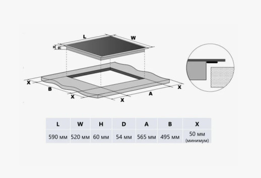 Индукционная варочная панель Haier HHY-Y64WSLB