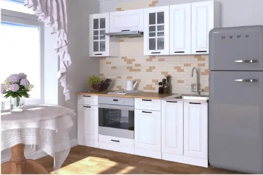 Кухонный гарнитур Белый Вегас 2000