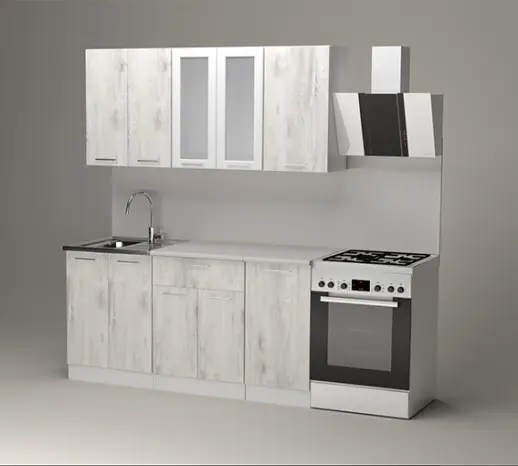 Кухня Герда "Стандарт" Пайн белый / Белый