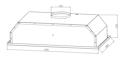 Кухонная вытяжка Weissgauff Box 600 White