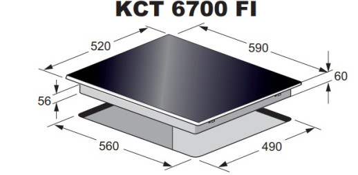 Индукционная варочная панель Kaiser KCT 6700 FI La Perle