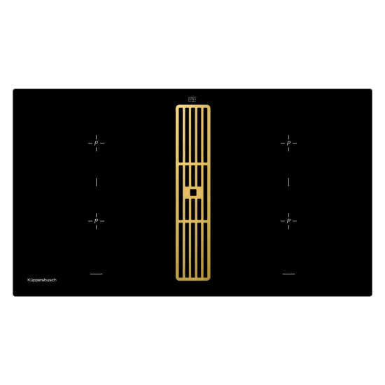 Варочная панель с вытяжкой Kuppersbusch KMI 9850.0 SR Gold