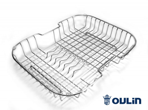 Oulin корзина для посуды(фруктов) Ol-103L хром