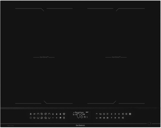 Индукционная варочная панель De Dietrich DPI4442B Infinite Black