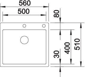 Мойка для кухни Blanco ZEROX 500-IF/A