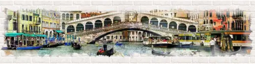 Серия Тиснение Матовые фартуки 2440*610*6мм Мост