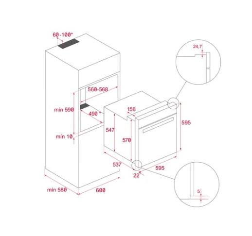 Электрический духовой шкаф Teka NEO HSB 6350 P WHITE