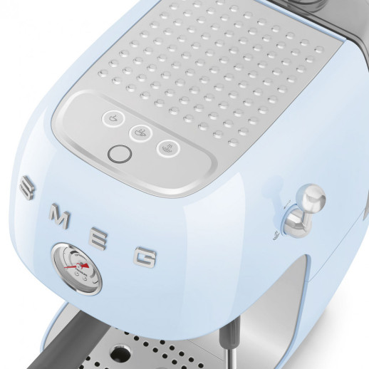 Кофемашина Smeg ECF03PBEU пастельный голубой