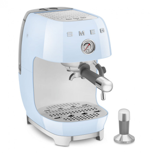 Кофемашина Smeg ECF03PBEU пастельный голубой