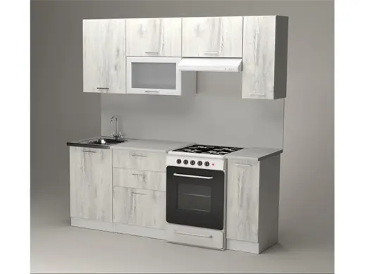 Кухня Герда "Ультра" Пайн белый / Белый