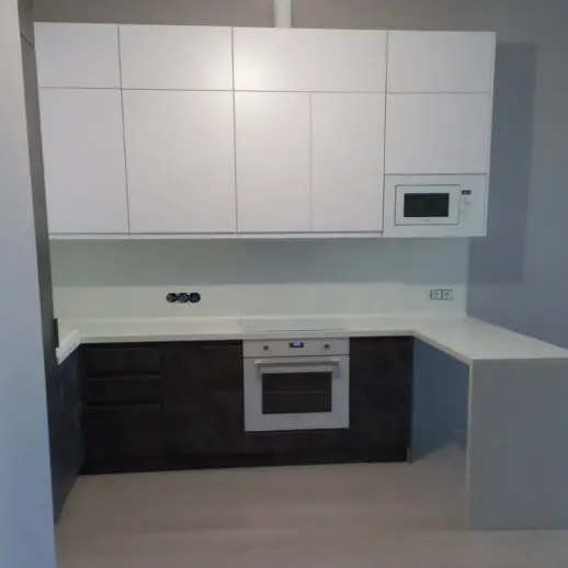 Кухня Тальк Бетон темный Лайн