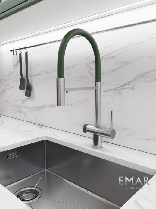 Смеситель Emar ЕС - 7024GRN SATIN