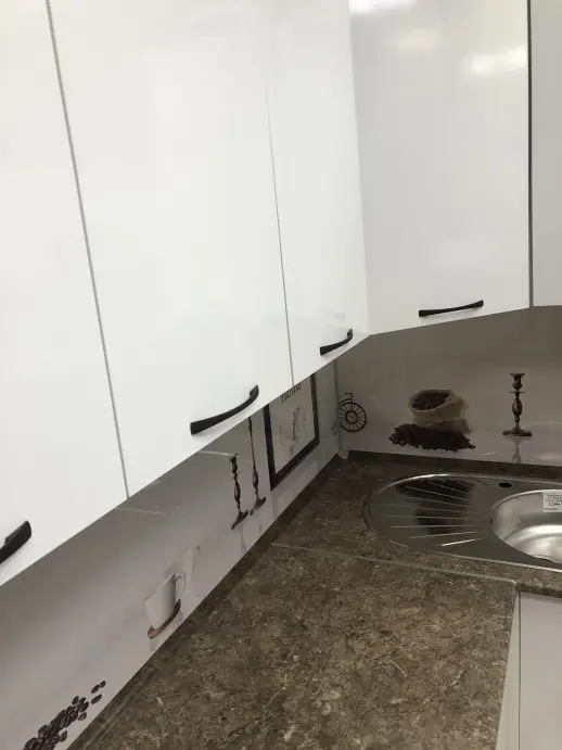 Набор мебели для кухни "Герда" Белый глянец