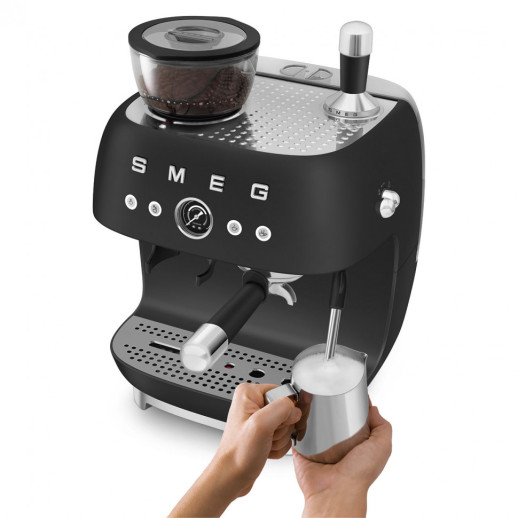 Кофемашина Smeg EGF03BLMEU черный матовый