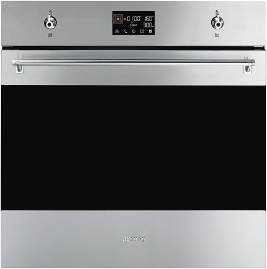 Электрический духовой шкаф с СВЧ Smeg SO6302M2X