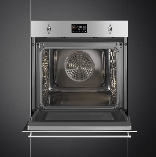 Электрический духовой шкаф с СВЧ Smeg SO6302M2X