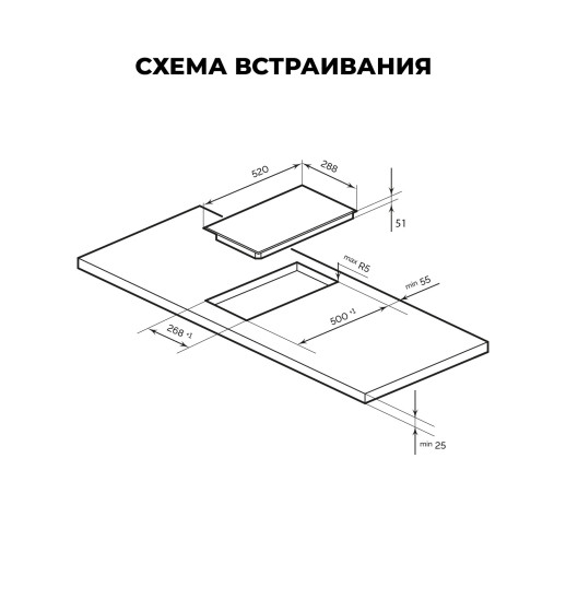 Электрическая варочная панель Lex EVH 3020 M BL