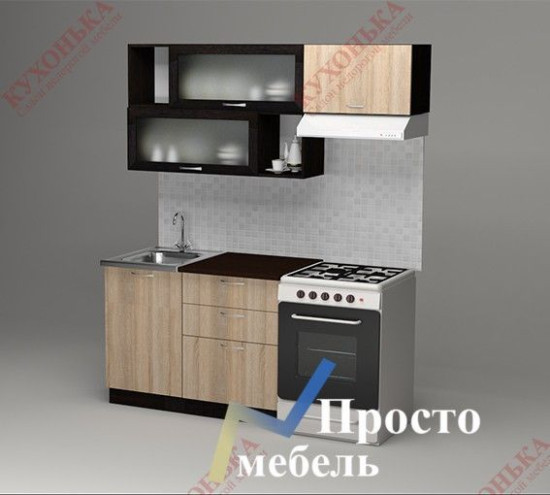 Кухня Герда "Экстра" Дуб сонома / Венге