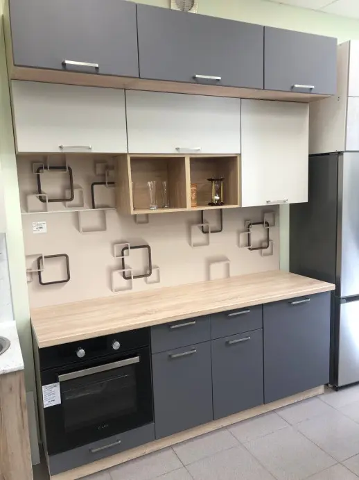 Набор мебели для кухни "Герда" Керамика + Лофт