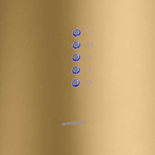 Кухонная вытяжка Maunfeld LEE WALL (C) 39 GOLD Золотой