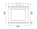 Электрический духовой шкаф Bertazzoni FMOD6115PLB2
