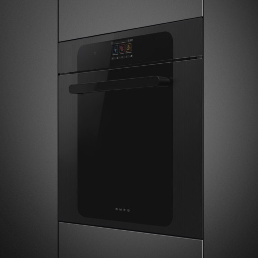 Электрический духовой шкаф с функцией пара Smeg SOP6204S2PB