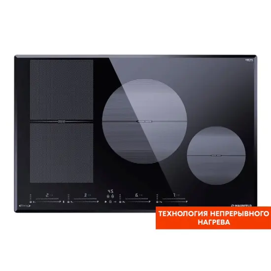 Индукционная варочная панель Maunfeld CVI804SFBK LUX Inverter