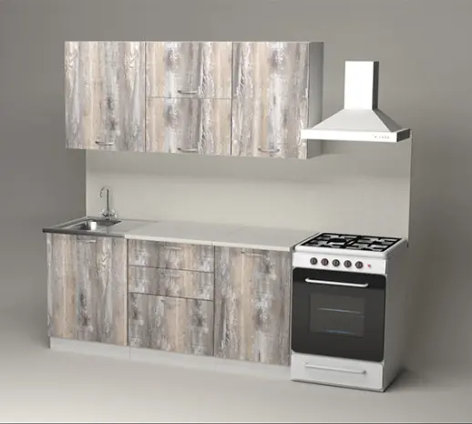 Кухня Герда "Экстра" Пайн экзотик / Белый