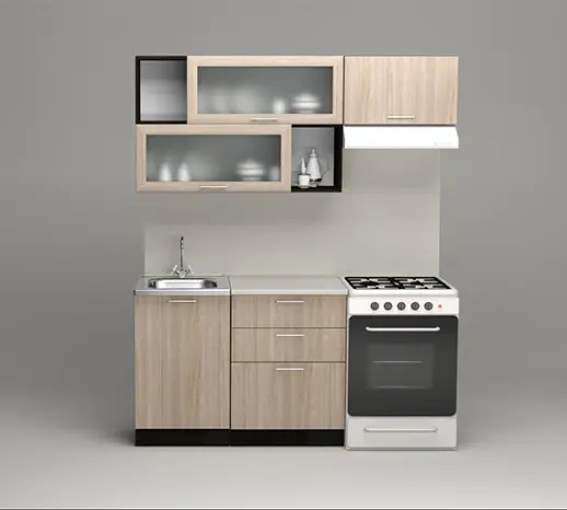 Кухня Герда "Экстра" Шимо светлый / Венге