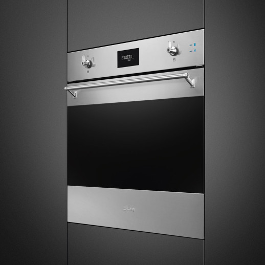 Электрический духовой шкаф с функцией пара Smeg SOP6301S2X