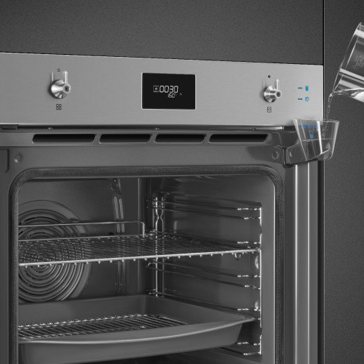 Электрический духовой шкаф с функцией пара Smeg SOP6301S2X