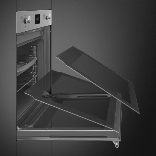 Электрический духовой шкаф с функцией пара Smeg SOP6301S2X