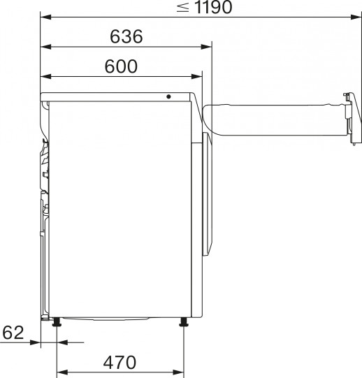 Сушильная машина отдельностоящая Miele TEC645WP