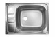 Кухонная мойка Ukinox CLM560.435 ---5K 1R без выпуска