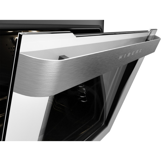 Электрический духовой шкаф с функцией пароварки Hiberg S-VM 6615 W I-SMART