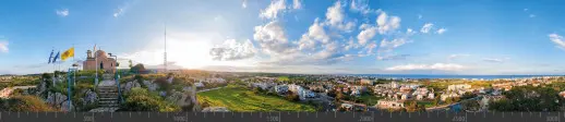 Стеновая панель фотопечать (города и улочки) 102023