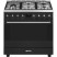 Газовая кухонная плита Smeg C95GMCMB2 черный