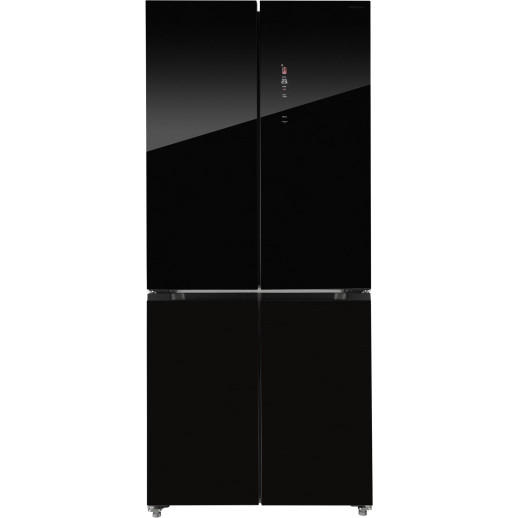 Полувстраиваемый холодильник Hiberg RFQ-600DX NFGB inverter черный