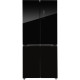 Полувстраиваемый холодильник Hiberg RFQ-600DX NFGB inverter черный