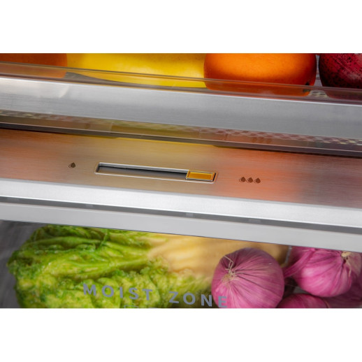 Полувстраиваемый холодильник Hiberg RFQ-600DX NFGB inverter черный
