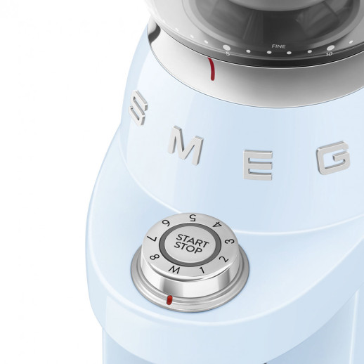Кофемолка Smeg CGF03PBEU постельный голубой