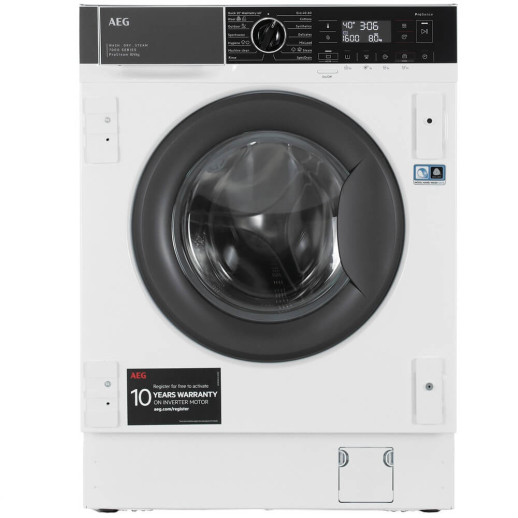 Стиральная машина встраиваемая с сушкой и паром Aeg L7WBE68SI