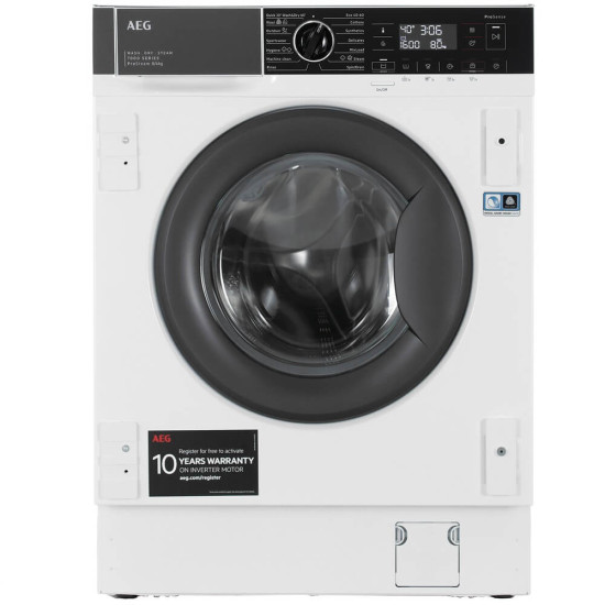 Стиральная машина встраиваемая с сушкой и паром Aeg L7WBE68SI