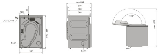 Сушильная машина Asko TDC1773V.T