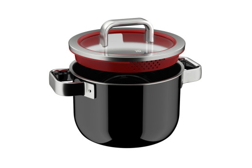 Высокая кастрюля WMF Function Pro Black 20см черный
