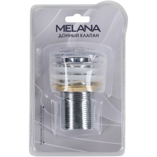 Донный клапан Melana без перелива MLN-330302CH в блистере хром